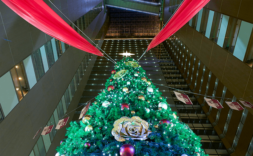 新宿NSビル クリスマス装飾