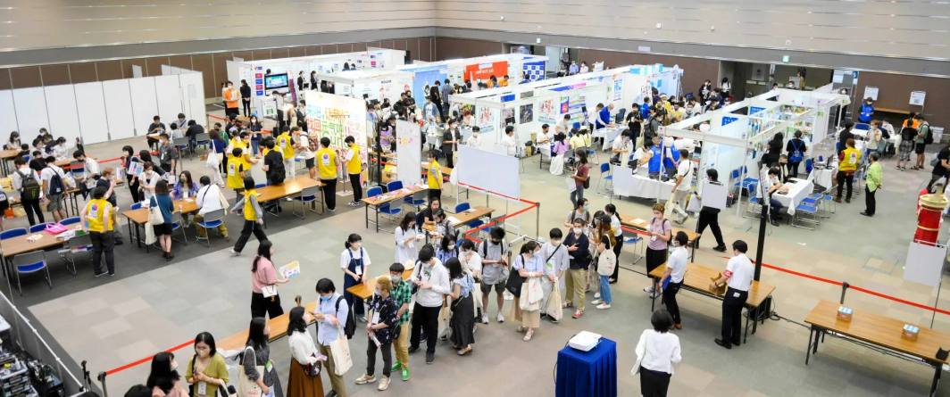 第二回外国人留学生EXPOの風景